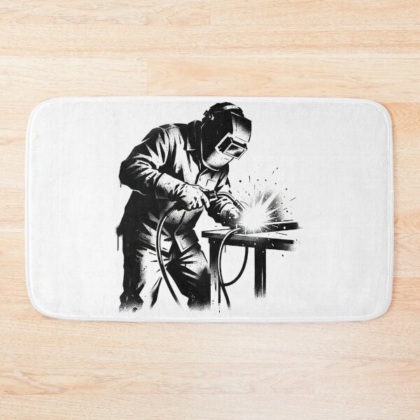 Item preview, Welder Striking An Arc, Stencil designed and sold by eduardoroa22.