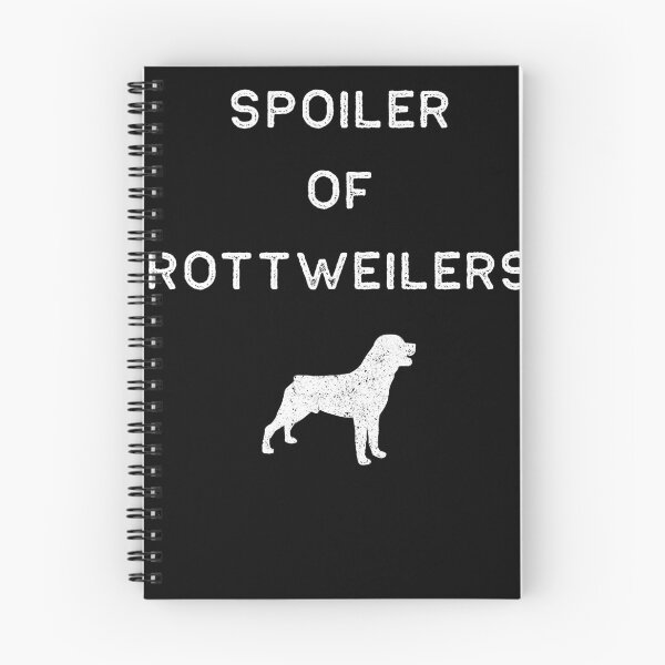 Item preview, Rottweiler Design Spoiler Of Rottweilers Light Funny Rottie Gift Cute Dog designed and sold by threadsmonkey.
