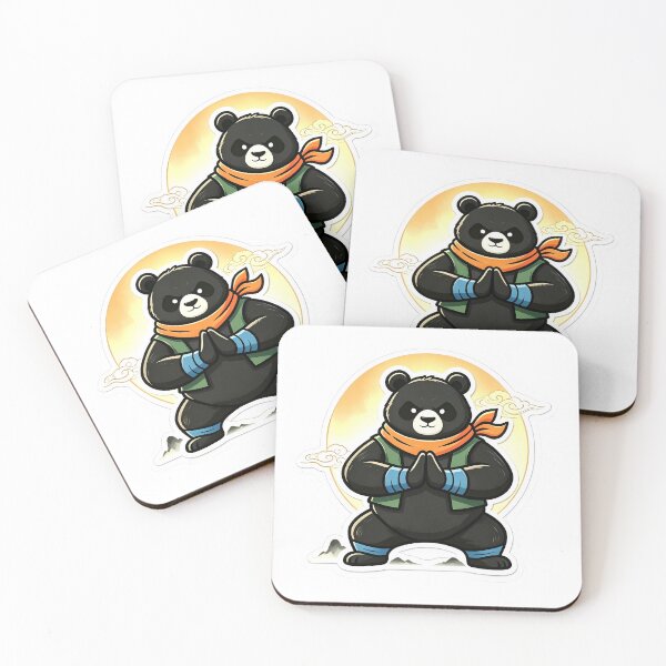 Item preview, Chinese Style Kungfu Bear Cartoon designed and sold by kaiyanpinpai.