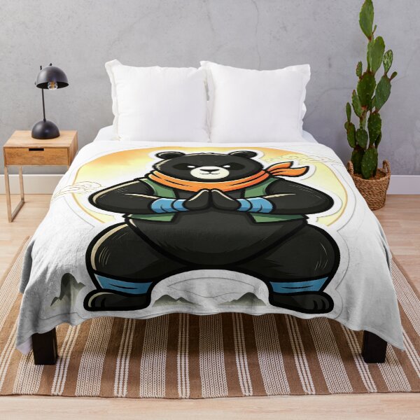 Item preview, Chinese Style Kungfu Bear Cartoon designed and sold by kaiyanpinpai.