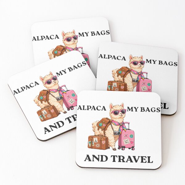 Item preview, ALPACA (I'll pack) my bags and travel designed and sold by Carol-arts-.