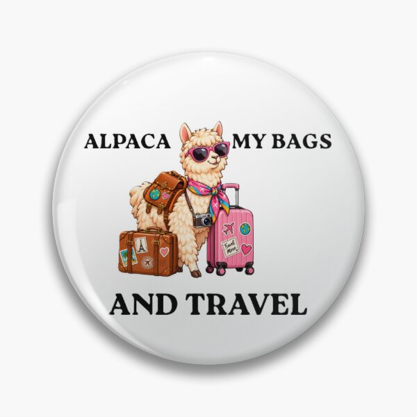 Item preview, ALPACA (I'll pack) my bags and travel designed and sold by Carol-arts-.