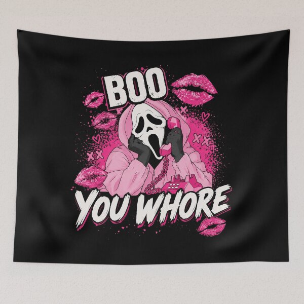 Item preview, Ghostface Boo You Whore designed and sold by CharlieBurrell.