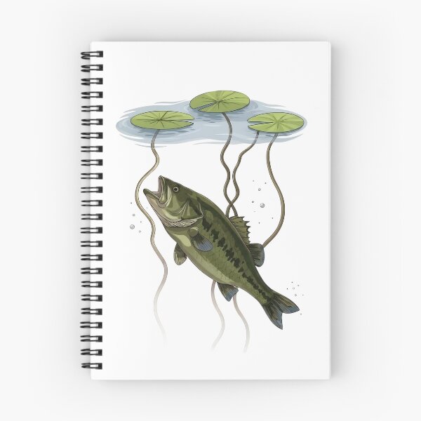 Item preview, Bass And Lilly Pads designed and sold by VelvetRoom.