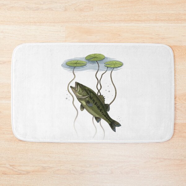 Item preview, Bass And Lilly Pads designed and sold by VelvetRoom.