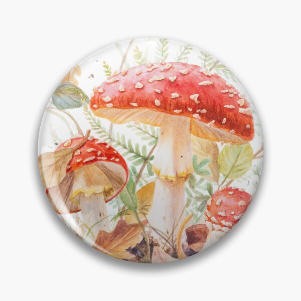 Item preview, Mushrooms in Autumn Woodland designed and sold by FionaBao.