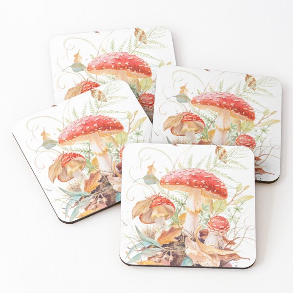 Item preview, Mushrooms in Autumn Woodland designed and sold by FionaBao.