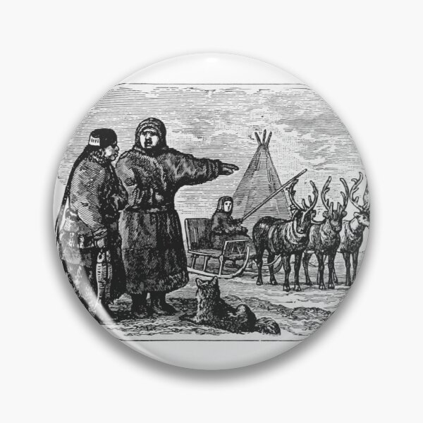 Item preview, Vintage Arctic Exploration Woodcut Art designed and sold by Antique Science Press.