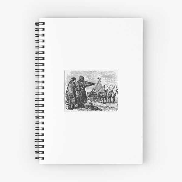 Item preview, Vintage Arctic Exploration Woodcut Art designed and sold by Antique Science Press.