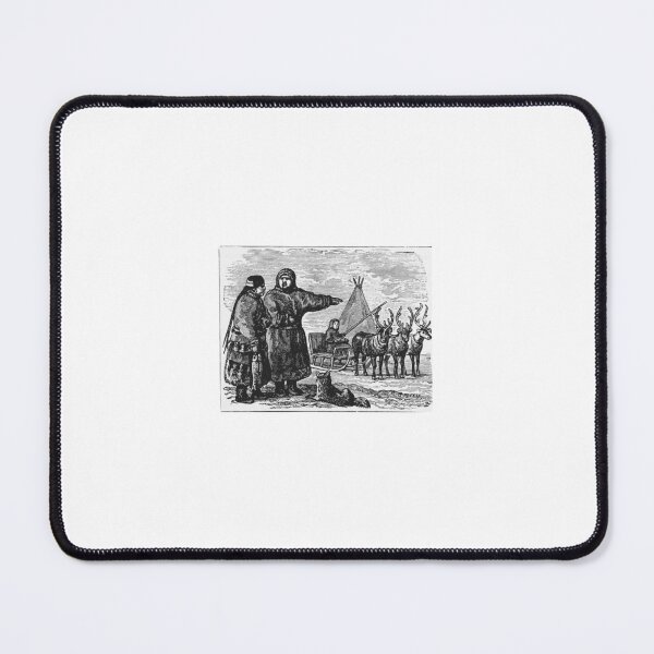 Item preview, Vintage Arctic Exploration Woodcut Art designed and sold by Antique Science Press.