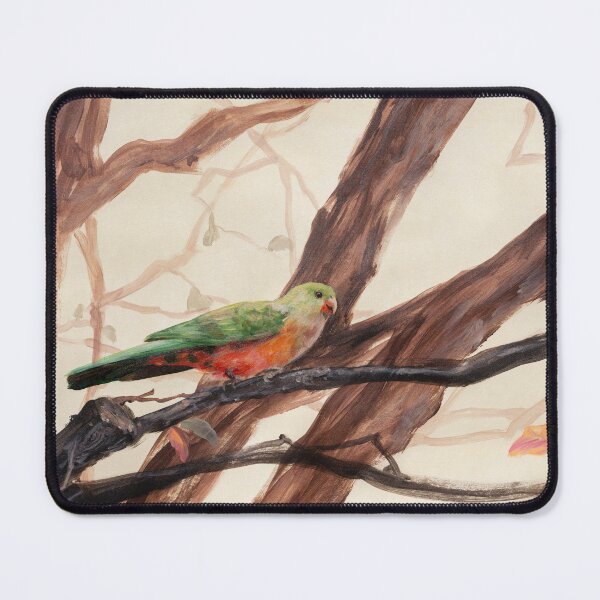 Item preview, Australian Native Parrot on Branches Ink Art designed and sold by FionaBao.