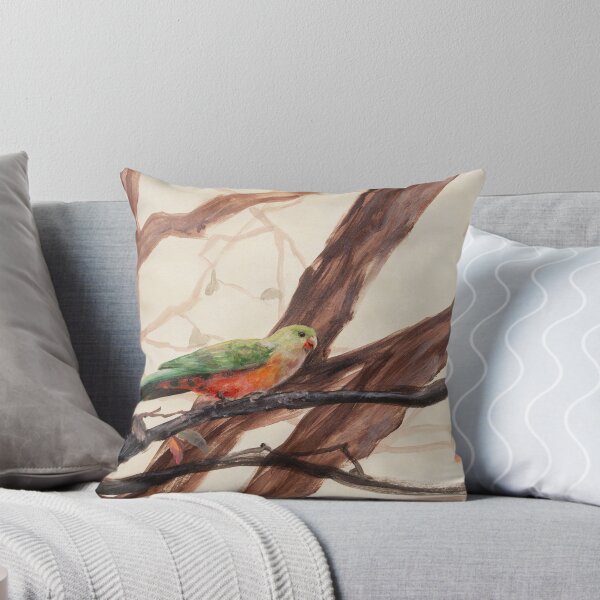 Item preview, Australian Native Parrot on Branches Ink Art designed and sold by FionaBao.