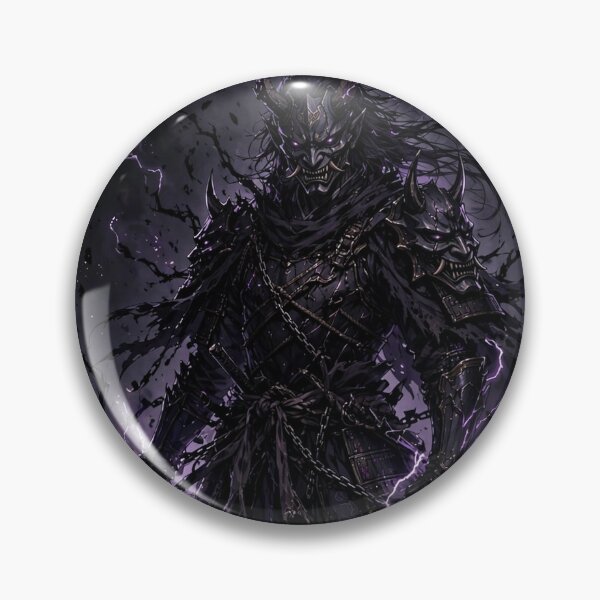 Item preview, Born of Shadows: Oni Masked Warrior Anime Shirt designed and sold by Tonioverse.