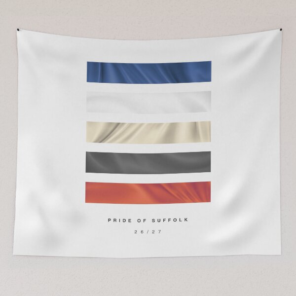Item preview, ‘Pride of Suffolk’ 26/27 Football Kit Hue Palette - Blue & White designed and sold by The Colourful Game.
