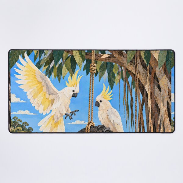 Item preview, Swinging Cockatoos designed and sold by LittleDreamsCo.