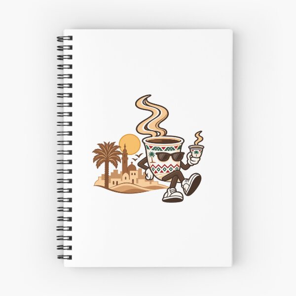 Item preview, Taza de café árabe moderna – Diseño de dibujos animados inspirado en la qahwa designed and sold by Content Extra.
