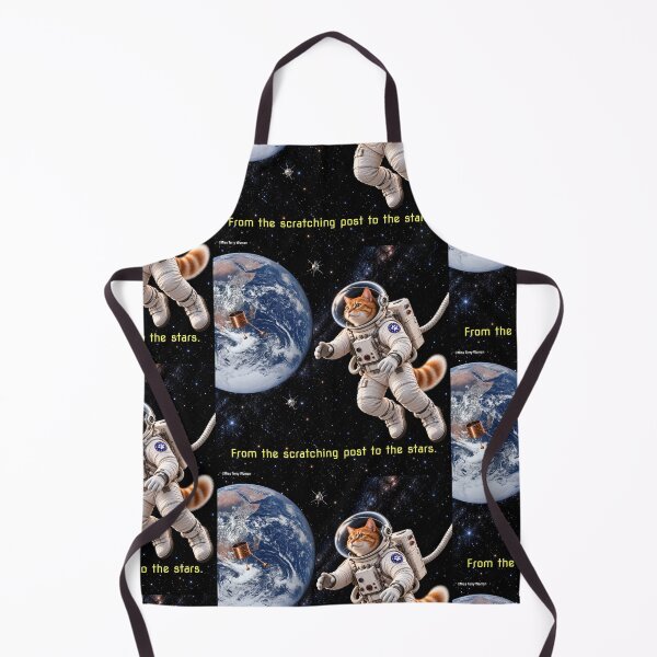 Item preview, From the Scratching Post to the Stars - Cat in Space designed and sold by MissTerryWoman.