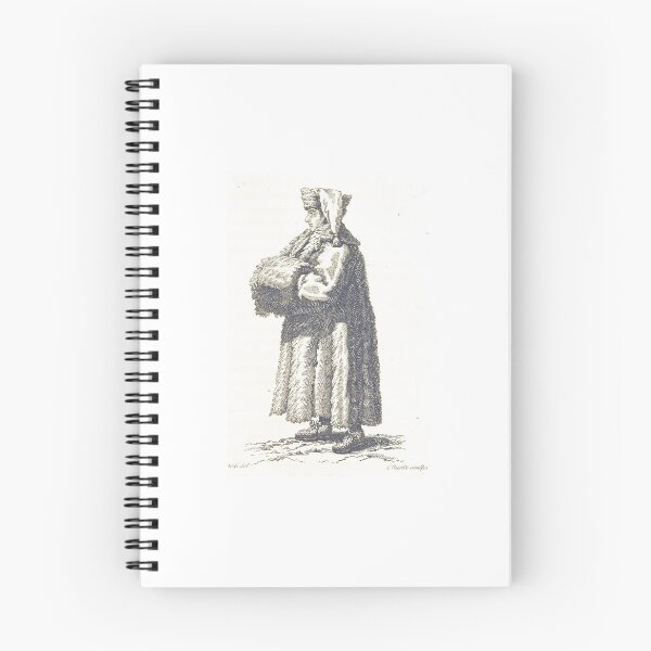 Item preview, Vintage Winter Traveler Fur Coat Engraving designed and sold by Antique Science Press.