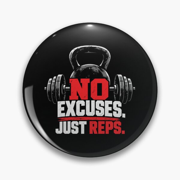 Item preview, No Excuses Just Reps designed and sold by Numerous-Niches.