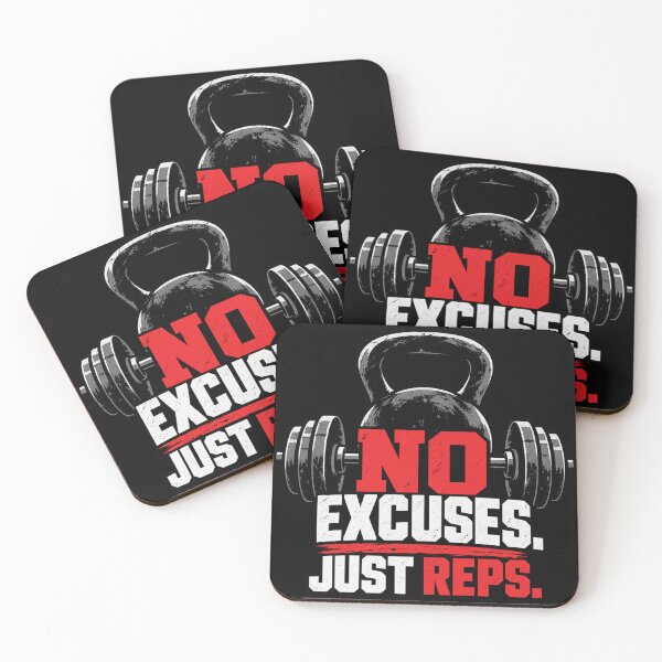 Item preview, No Excuses Just Reps designed and sold by Numerous-Niches.