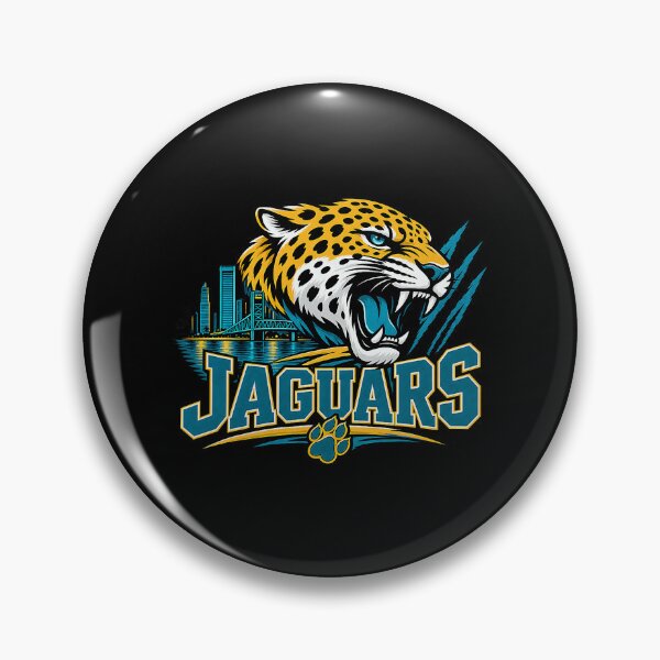 Item preview, Jacksonville Jaguars Roaring Mascot Skyline Game Day designed and sold by nryum.