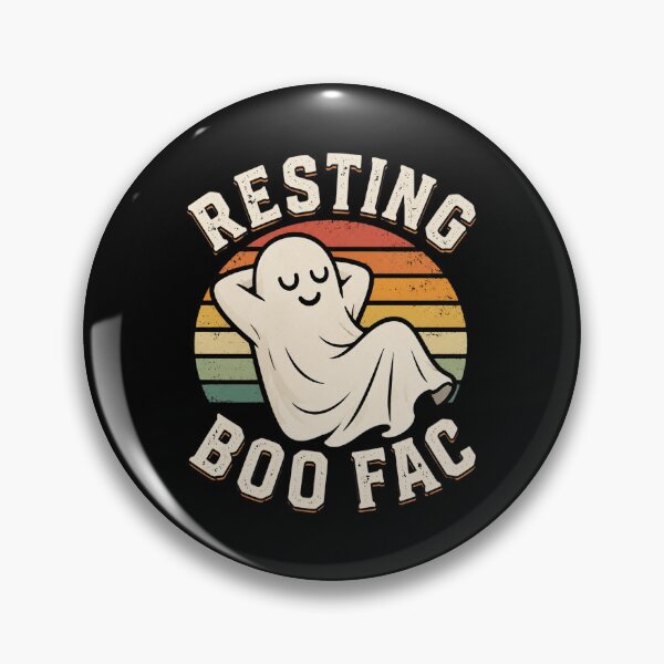 Item preview, Resting Boo Face Ghost designed and sold by CharlieBurrell.