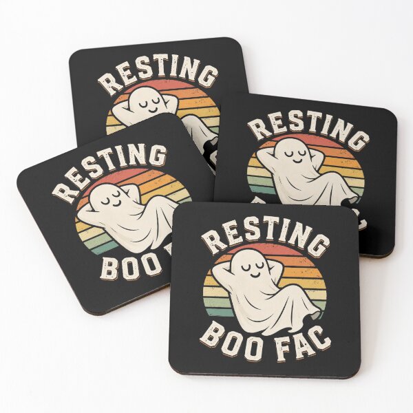 Item preview, Resting Boo Face Ghost designed and sold by CharlieBurrell.