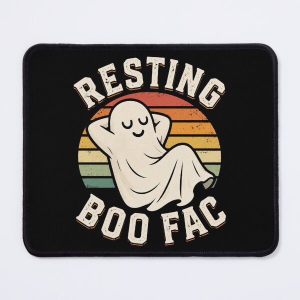 Item preview, Resting Boo Face Ghost designed and sold by CharlieBurrell.