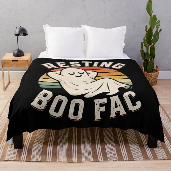 Item preview, Resting Boo Face Ghost designed and sold by CharlieBurrell.