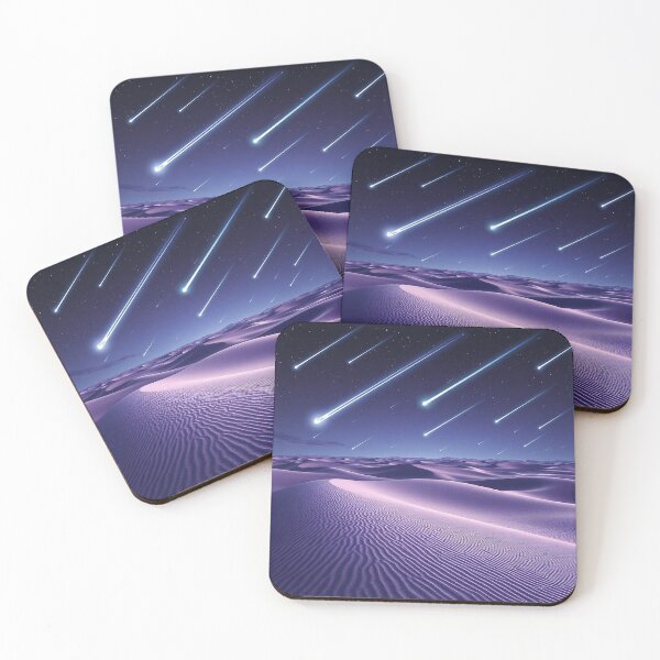 Item preview, Purple Desert Dunes With Shooting Star Sky designed and sold by IntelliMindDesigns.