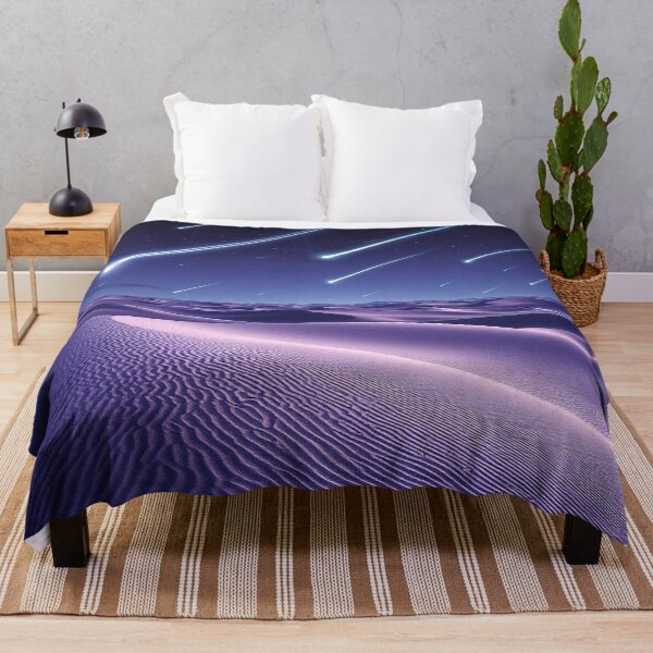 Item preview, Purple Desert Dunes With Shooting Star Sky designed and sold by IntelliMindDesigns.