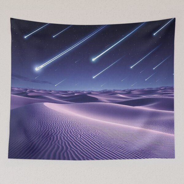 Item preview, Purple Desert Dunes With Shooting Star Sky designed and sold by IntelliMindDesigns.