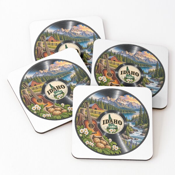Artikelvorschau, Idaho Vinyl-Schallplatte entworfen und verkauft von Whimspired By Paxx.