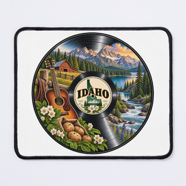 Item preview, Idaho Vinyl Record designed and sold by Whimspired By Paxx.