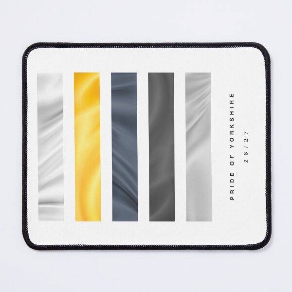 Item preview, ‘Pride of Yorkshire’ 26/27 Football Kit Hue Palette - White & Yellow designed and sold by The Colourful Game.