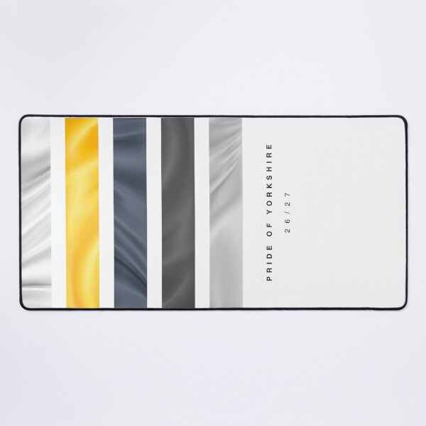 Item preview, ‘Pride of Yorkshire’ 26/27 Football Kit Hue Palette - White & Yellow designed and sold by The Colourful Game.