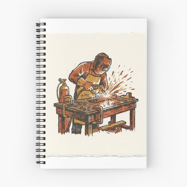 Item preview, Welder At The Steel Bench designed and sold by eduardoroa22.
