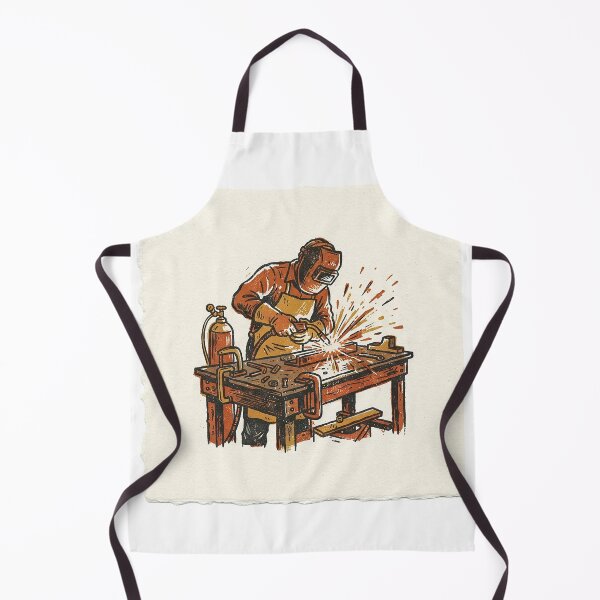Item preview, Welder At The Steel Bench designed and sold by eduardoroa22.