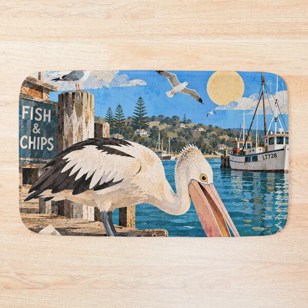 Item preview, Pelican and Chips designed and sold by LittleDreamsCo.