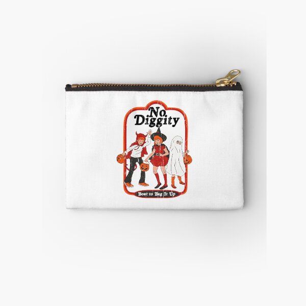 Item preview, No Diggity Bout to Bag It Up Retro Halloween Trick or Treat designed and sold by ImeldaSparks.