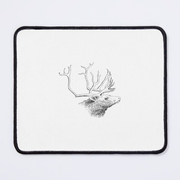 Item preview, Vintage Stag Antler Head Scientific Illustration designed and sold by Antique Science Press.