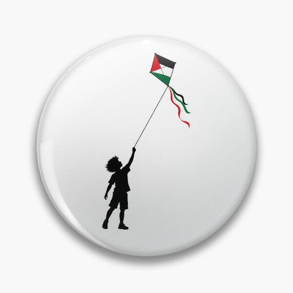 Item preview, Palestinian Flag Kite Boy Silhouette Hope designed and sold by nryum.