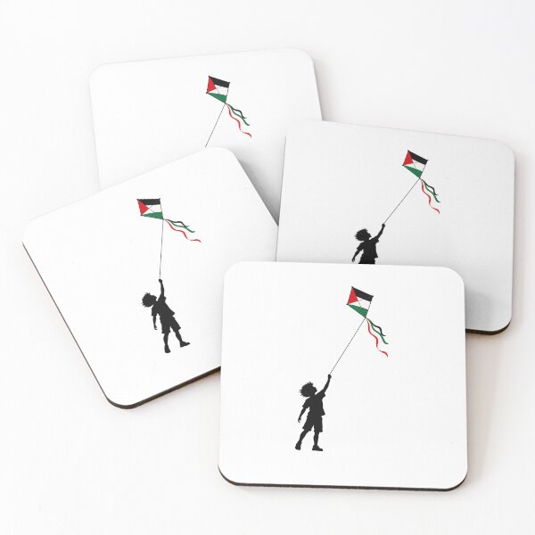 Item preview, Palestinian Flag Kite Boy Silhouette Hope designed and sold by nryum.