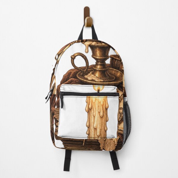 Item preview, Vintage Candle and Hourglass Still Life designed and sold by DriftmarkStudio.