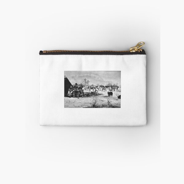 Item preview, Vintage Winter Arctic Landscape Engraving designed and sold by Antique Science Press.
