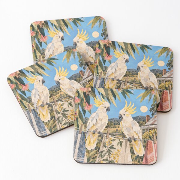 Item preview, Cockatoos and Tea-towels designed and sold by LittleDreamsCo.