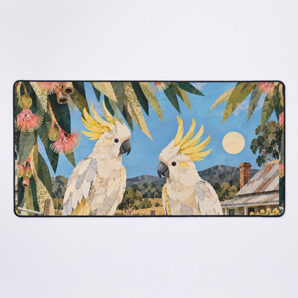 Item preview, Cockatoos and Tea-towels designed and sold by LittleDreamsCo.
