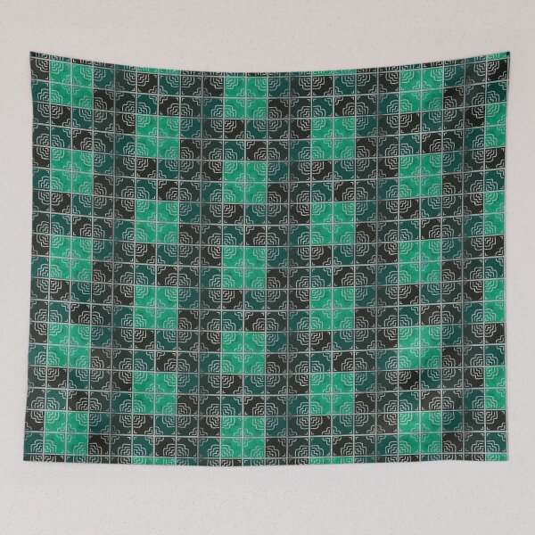 Item preview, Hand painted Jade tiles designed and sold by Mx’d Media Art and Design by Henri Hulo.