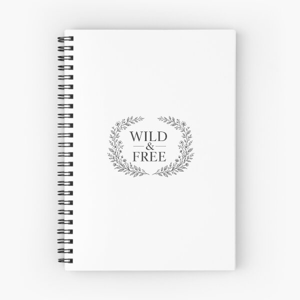 Item preview, Wild and Free Boho Floral Wreath Quote designed and sold by DrAsmaaMohamed.