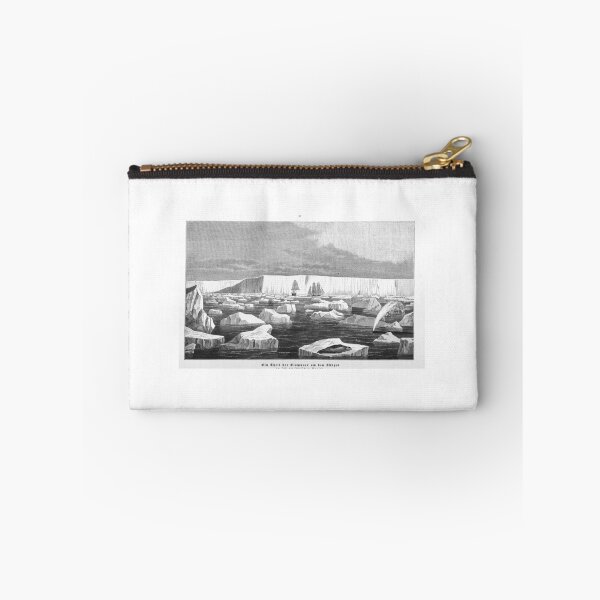 Item preview, Vintage Antarctic Ice Wall Explorer Engraving designed and sold by Antique Science Press.